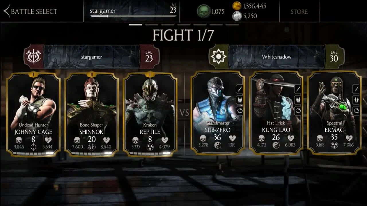 Mortal Kombat X Mobile 1.7 Characters SHINNOK, JOHNNY AND REPTILE! Quick review!