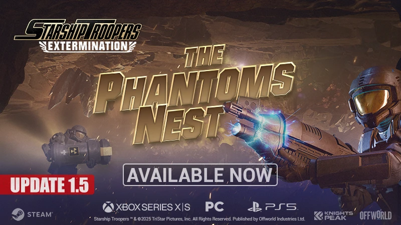 Война продолжается: Starship Troopers - Extermination получила масштабное обновление Phantom's Nest