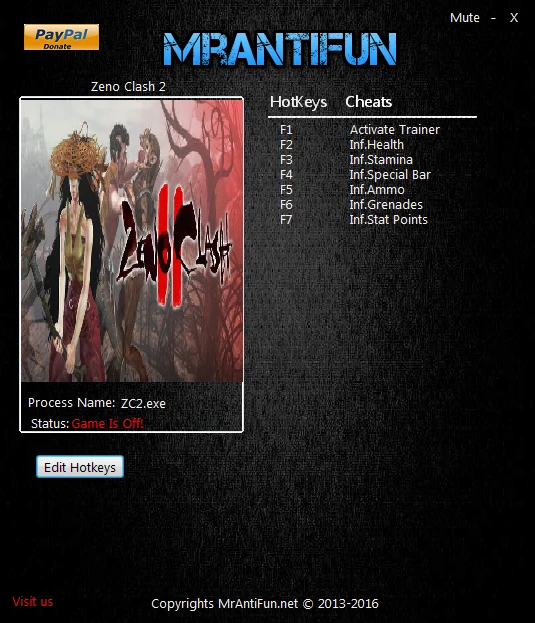 Zeno Clash 2: Трейнер/Trainer (+7) [1.0.10246] {MrAntiFun}