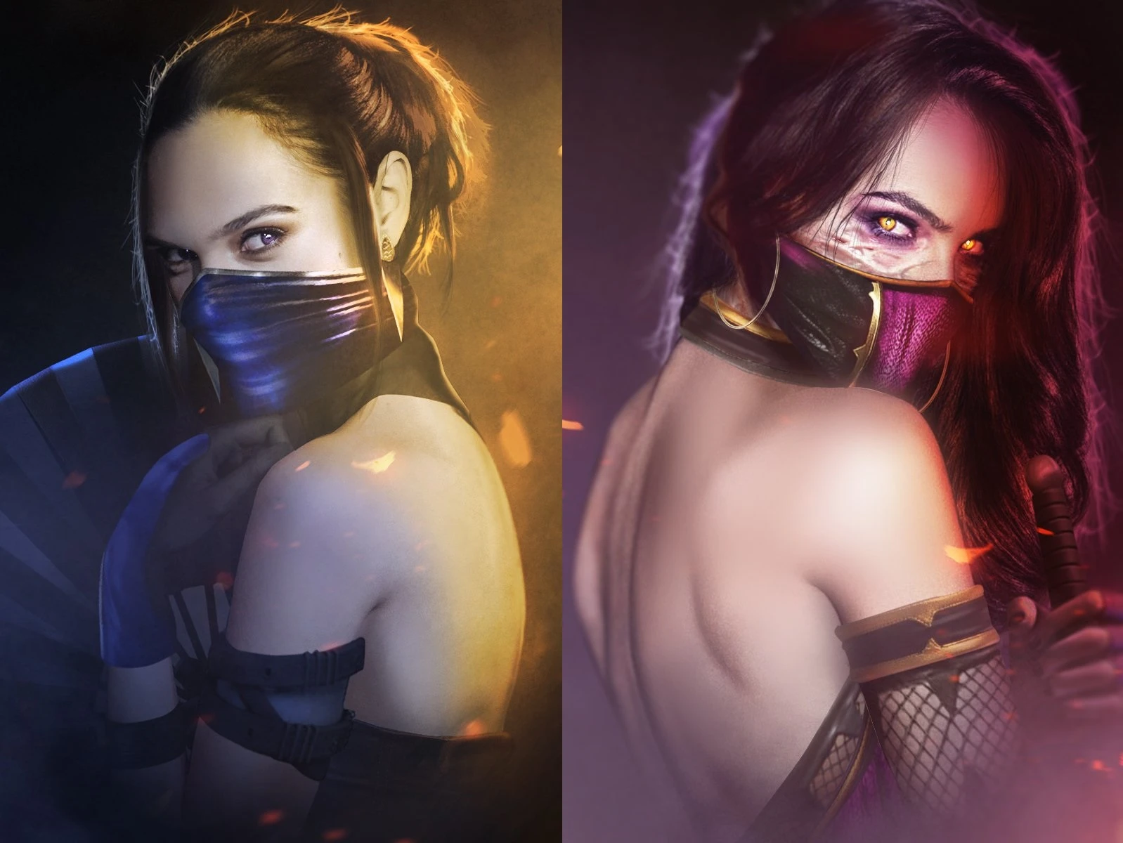 Bosslogic нарисовал Галь Гадот в образе Китаны и Милины