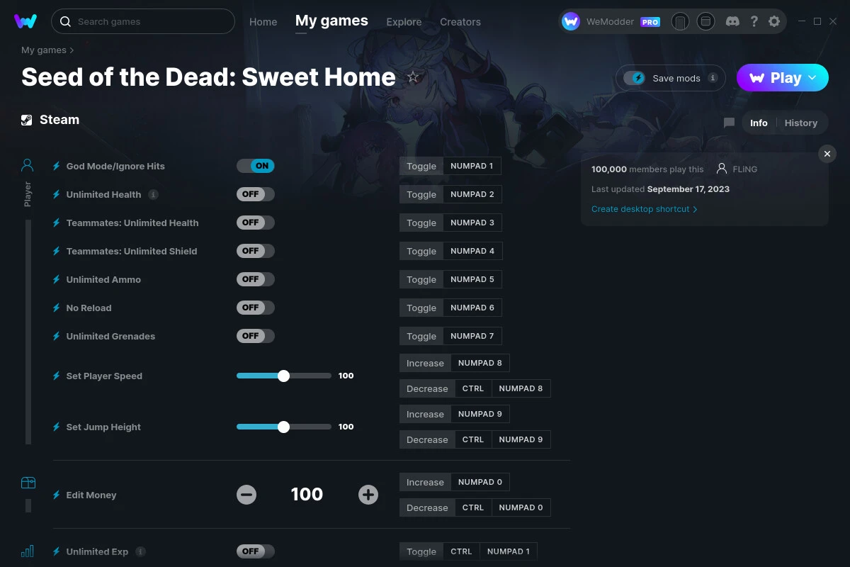 Seed of the Dead: Sweet Home "Трейнер +14" [UPD: 17.09.2023] {FLiNG / WeMod}