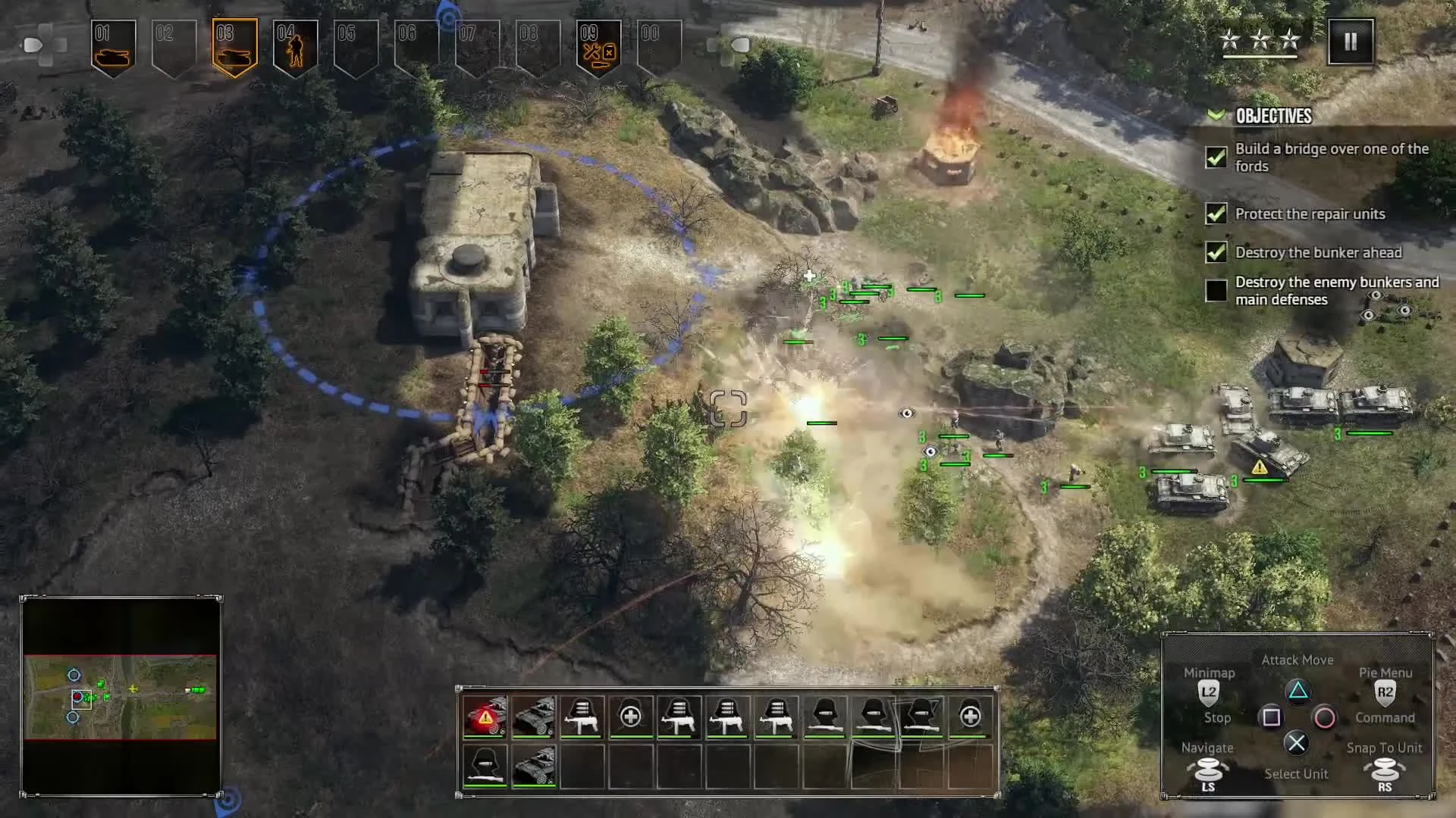 Новый геймплей Sudden Strike 4, записанный с PS4