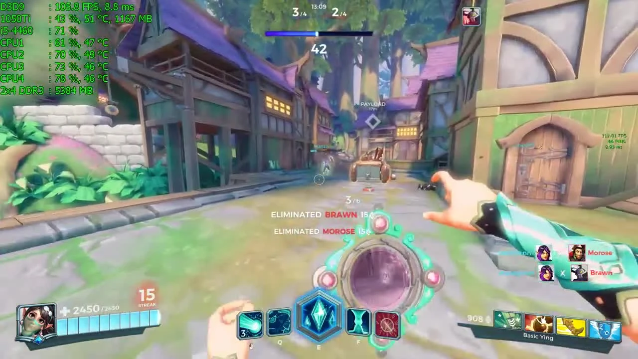 Paladins | MAX 1080p | GTX 1050 Ti | i5-4460 | Gameplay & FPS Test