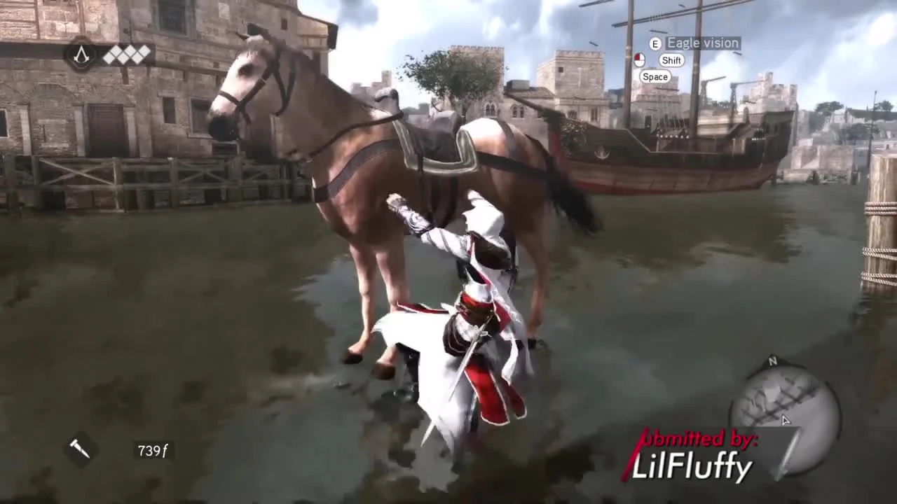 Assassin's Creed: Brotherhood "Морской конь - Баг"