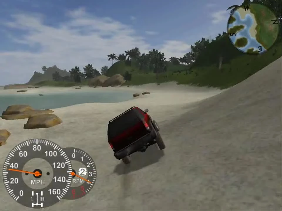 Прохождение 4х4: Evolution 2 #22 - Миссия: Остров черепа - Кладбище