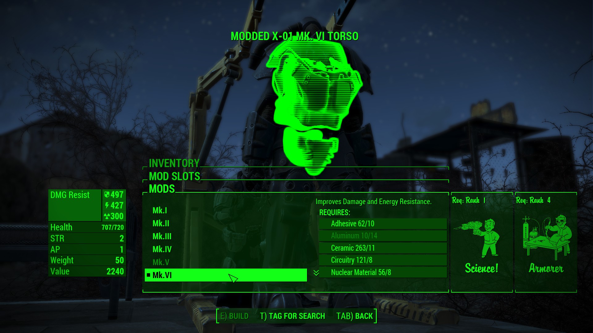 Fallout 4 "Power Armors Reworked"