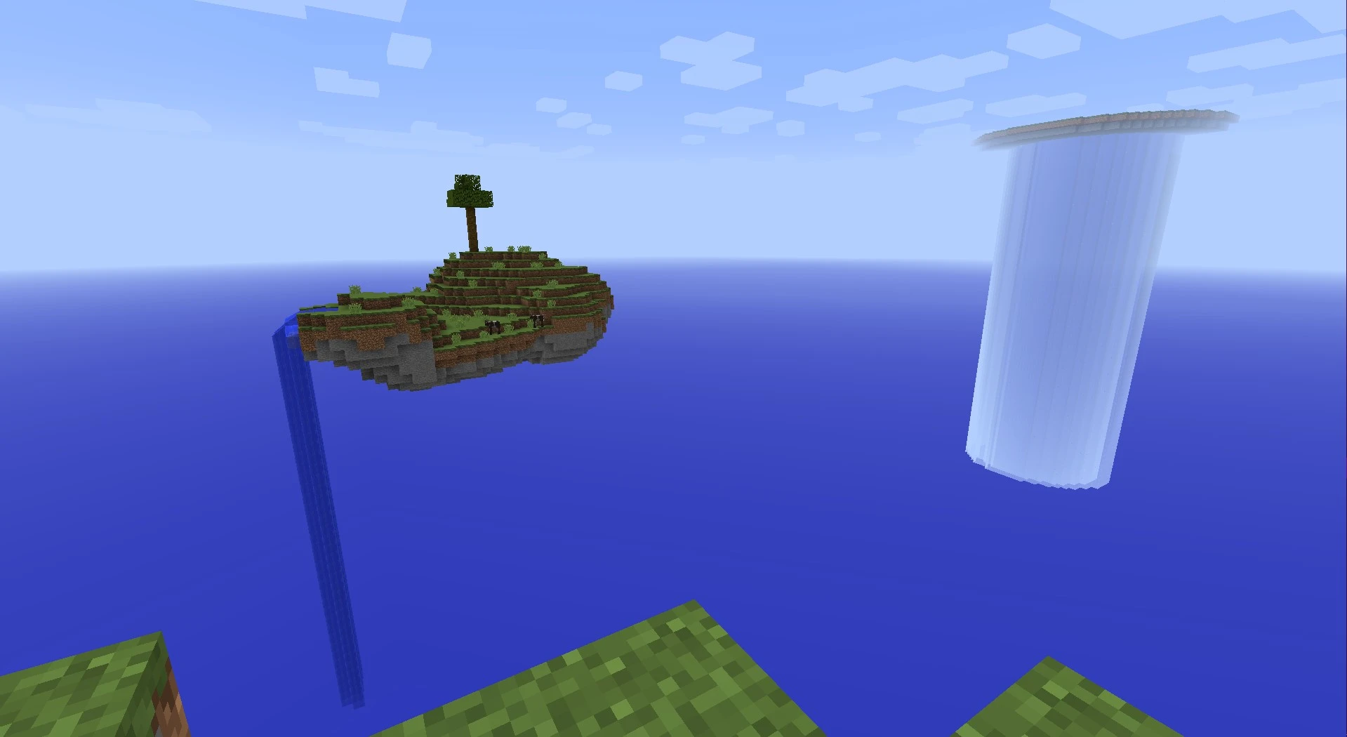 Minecraft "Map SKY WORLD"