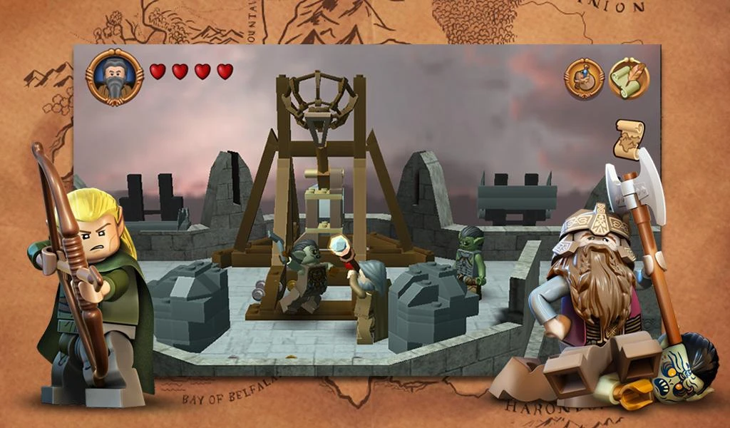 Приключенческая игра LEGO The Lord of the Rings появилась в Google Play