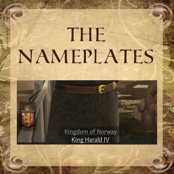 Crusader Kings 3 "Таблички с именами / Nameplates"