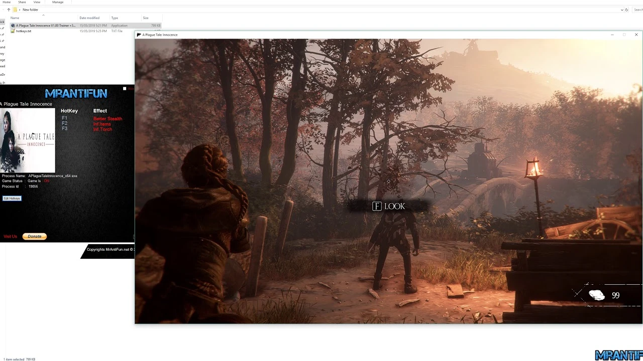 A Plague Tale: Innocence: Трейнер/Trainer (+3) [1.0] {MrAntiFun}