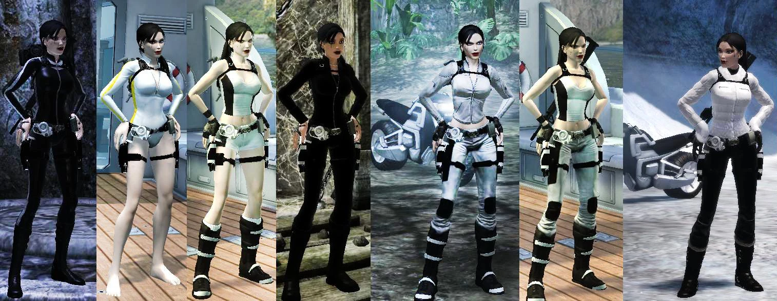 Tomb Raider "Черно-белое"