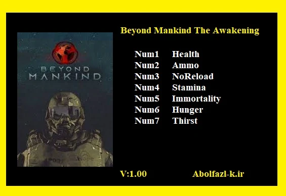 Beyond Mankind The Awakening: Трейнер/Trainer (+7) [1.0.0 ] {Abolfazl.k}