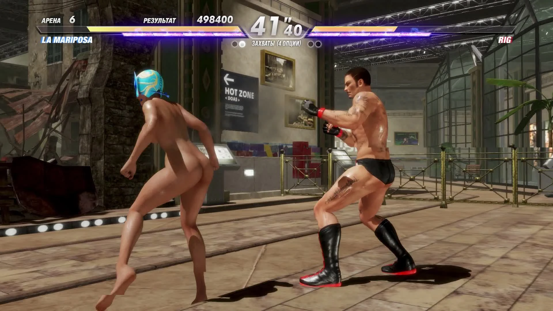 Dead or Alive 6 - геймплей Nude Mod 18+