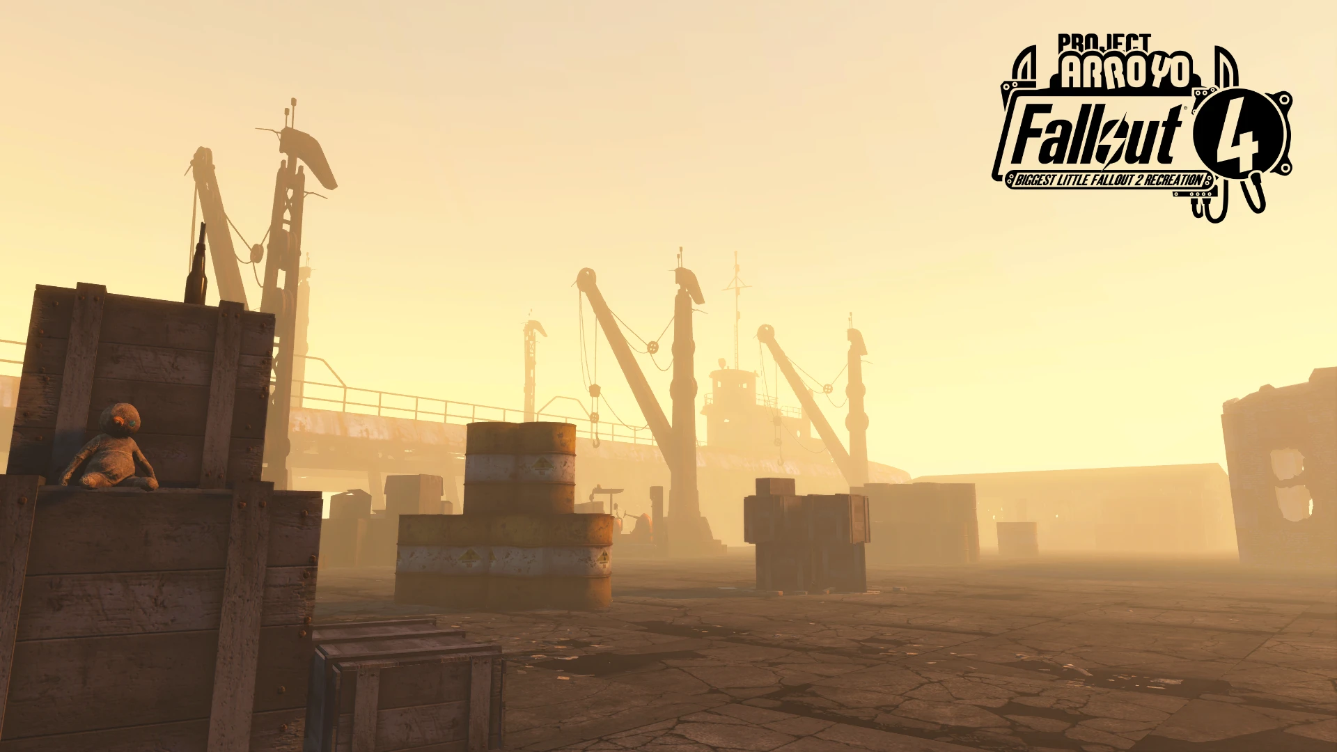 Авторы фанатского ремейка Fallout 2 на движке Fallout 4 показали нефтяной танкер в Сан-Франциско