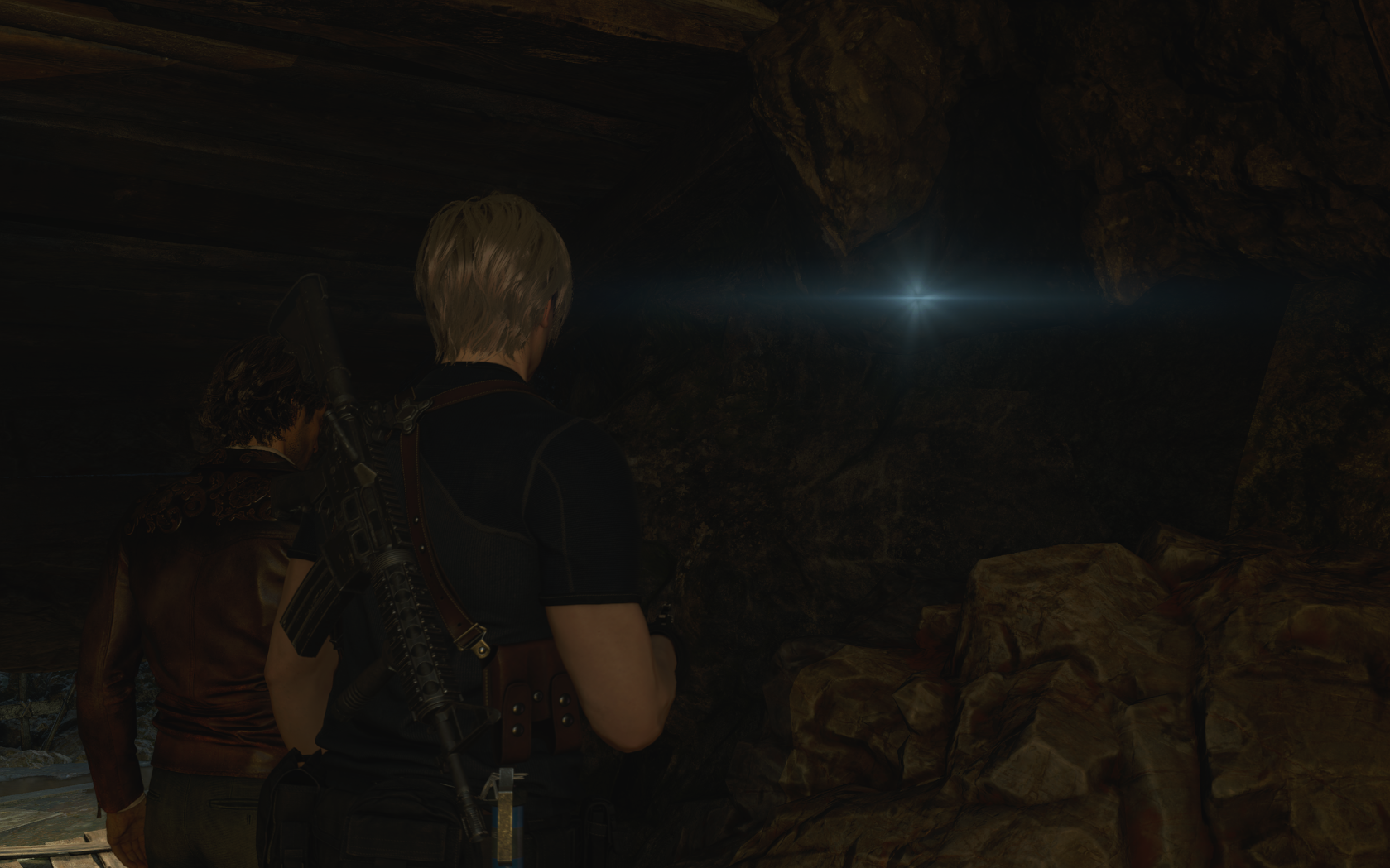 Источник света сквозь текстуры