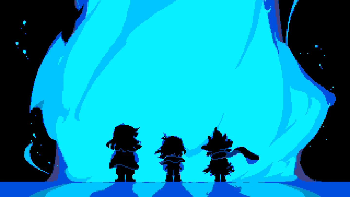 Deltarune "Сохранение - Нет яиц, все секретные боссы пройдены, теневая Мантия, 100%"