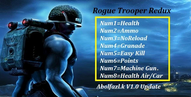 Rogue Trooper Redux: Трейнер/Trainer (+8) [1.0 Update] {Abolfazl.k}