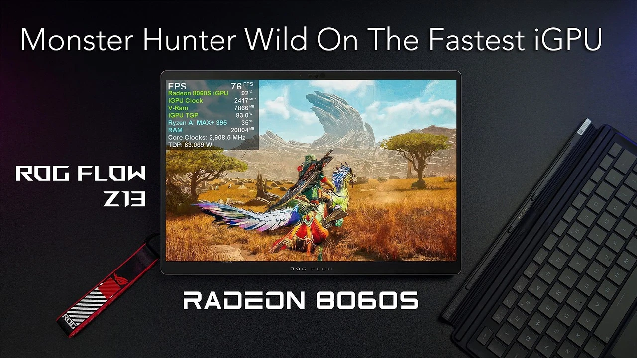 Monster Hunter Wilds на самом мощном встроенном графическом процессоре от AMD