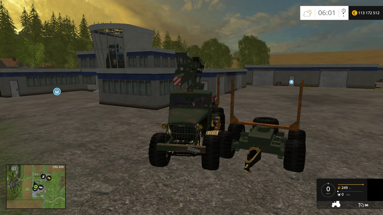 Farming Simulator 15 "KrAZ Forest v 2.5"