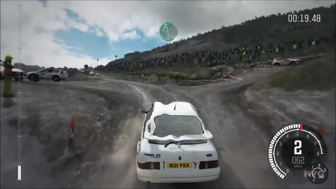 DiRT Ралли - Ford Sierra Cosworth RS500 Геймплей (PC HD)