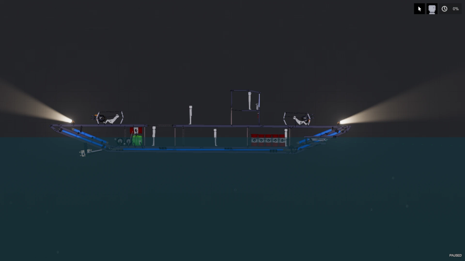 People Playground "Выдуманная военная лодка PP"