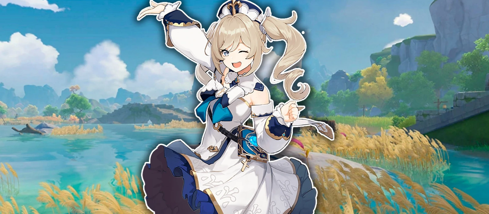 Косплей Барбары из Genshin Impact