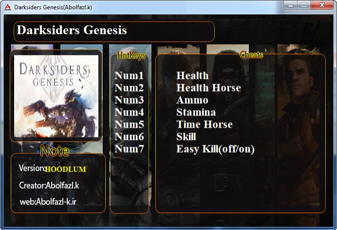 Darksiders: Genesis: Трейнер/Trainer (+7) [ 1.0] {Abolfazl.k}
