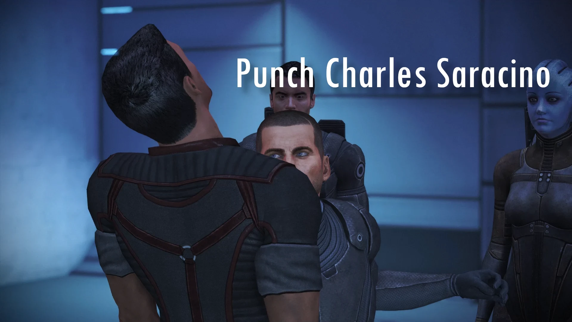 Mass Effect Legendary Edition "Ударь Чарльза Сарацино" [v1.2]