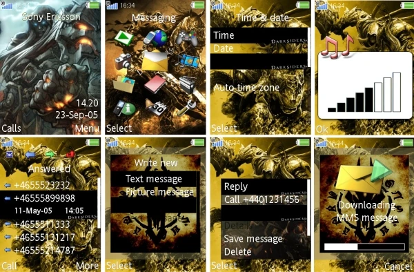 Darksiders "Тема SE 240x320"