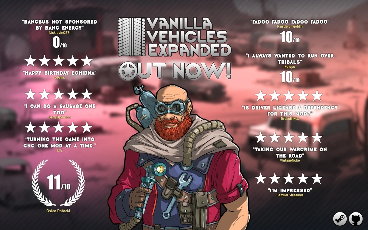 RimWorld "Мод Vanilla Vehicles Expanded на русском"