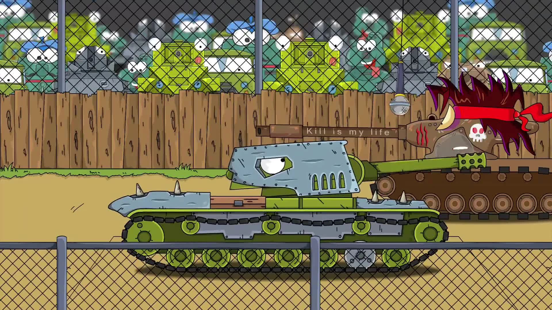 Ликвидатор VS Квас Мультики про танки