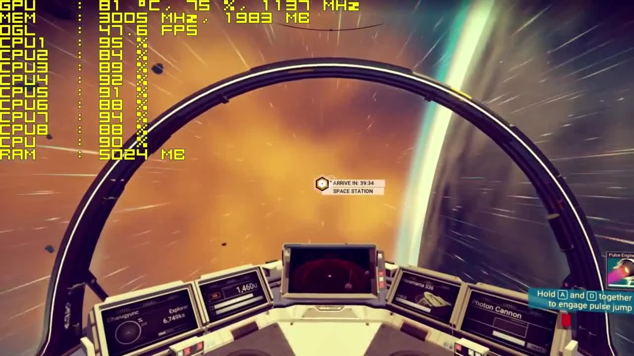 No Man's Sky - Тест GTX 760/GTX 950