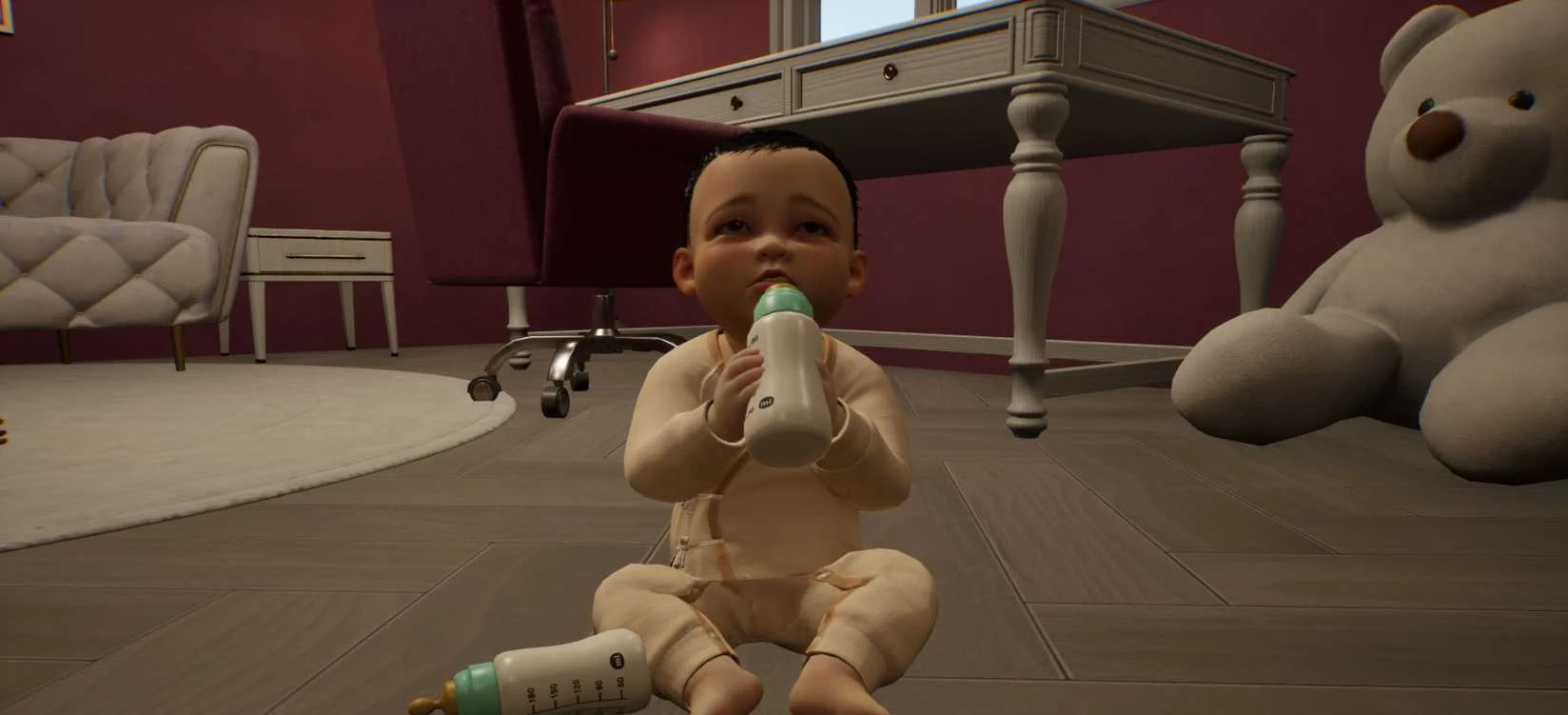 Как покормить ребенка в InZOI