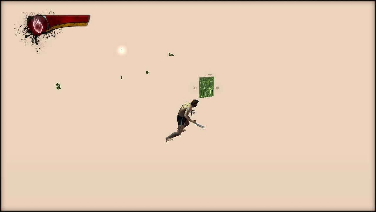 X-Men Origins: Wolverine "Неожиданный баг во время сражения"