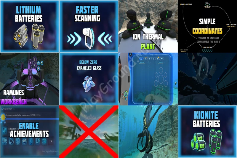 Subnautica "Полное собрание модификаций RamuneNeptune с подробными описаниями"