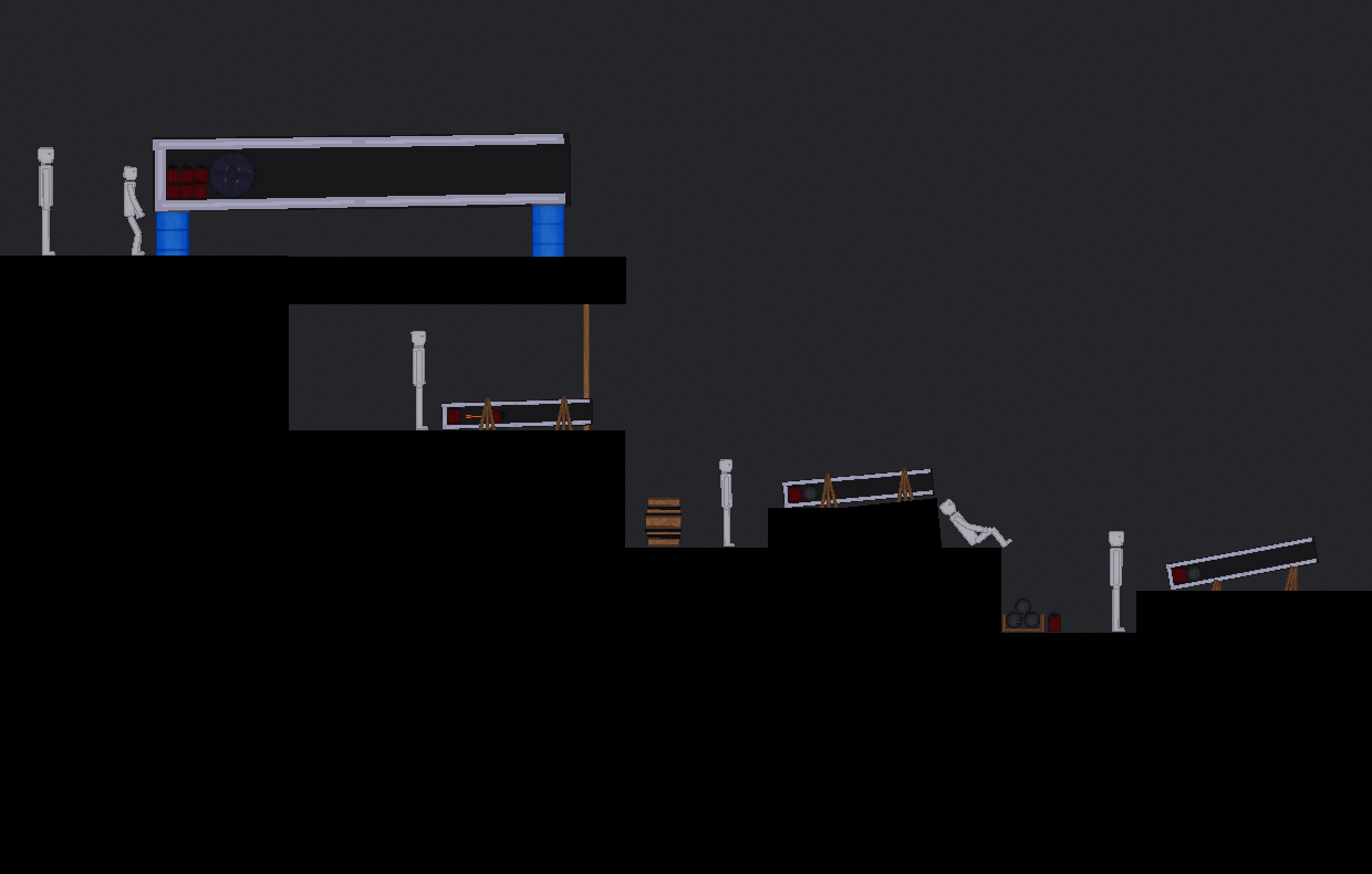 People Playground "Карта теста артиллерии и разрушения военной базы" [1.27.5+]