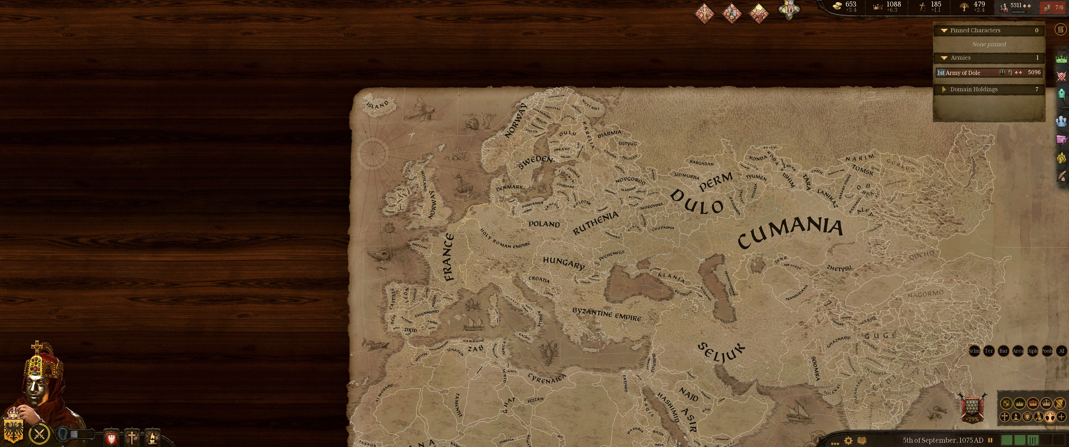 Crusader Kings 3 "Улучшенный интерфейс для настоящего правителя"