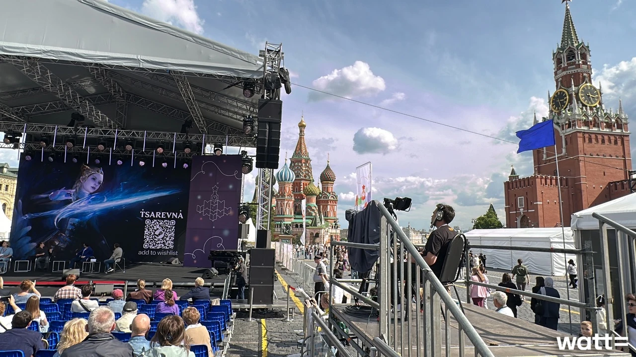 Ролевой экшен "Царевна" показали на Красной площади