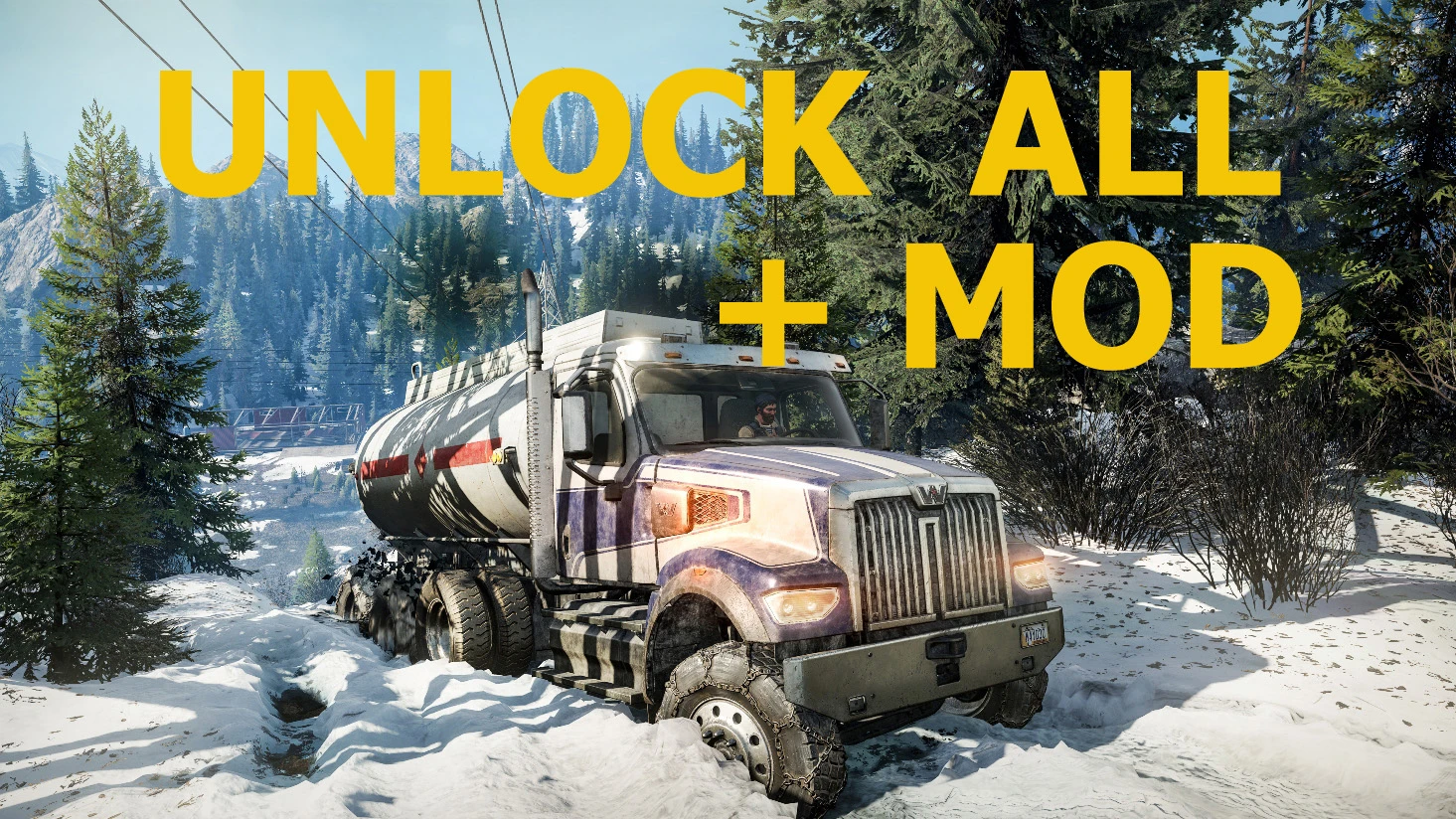 SnowRunner: Чит-Мод/Cheat-Mode (Открыты все машины и тюнинг + изменения) [1.0]