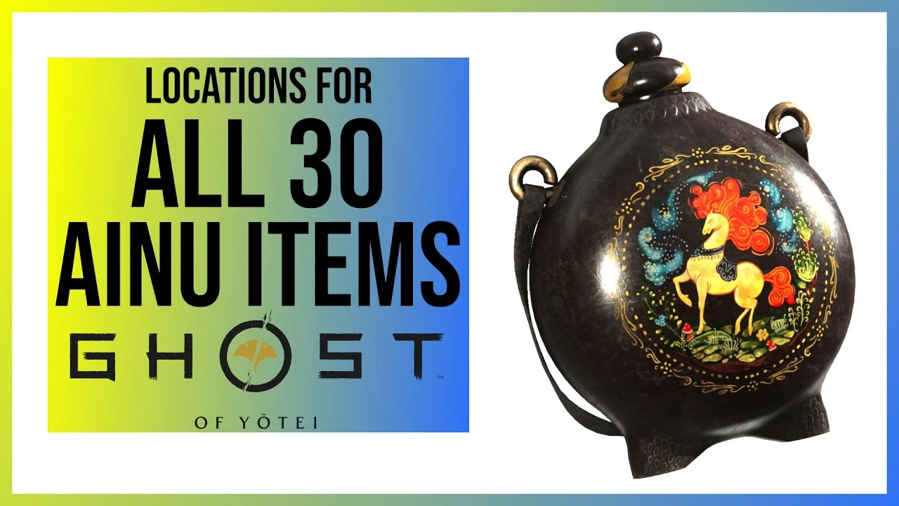 Ghost of Yotei - все 30 предметов айнов и награды за коллекцию