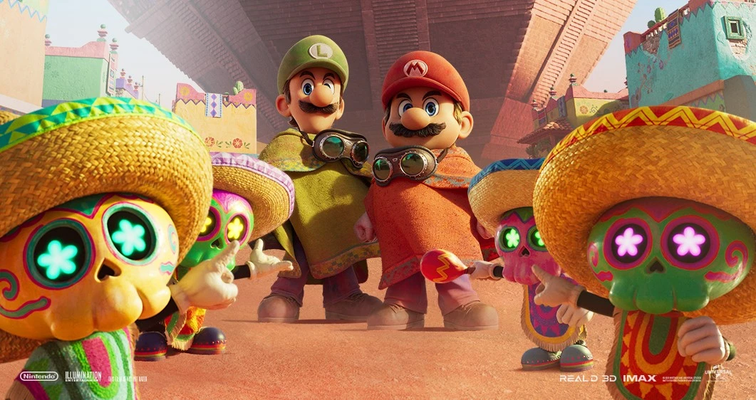 Фильм "Галактика Супер Марио в кино" получил постер с отсылкой на Super Mario Odyssey