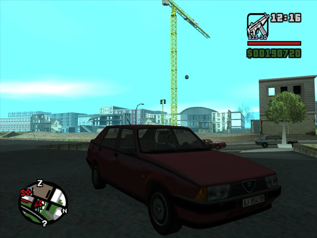 Grand Theft Auto: San Andreas "Alfa Romeo 75"
