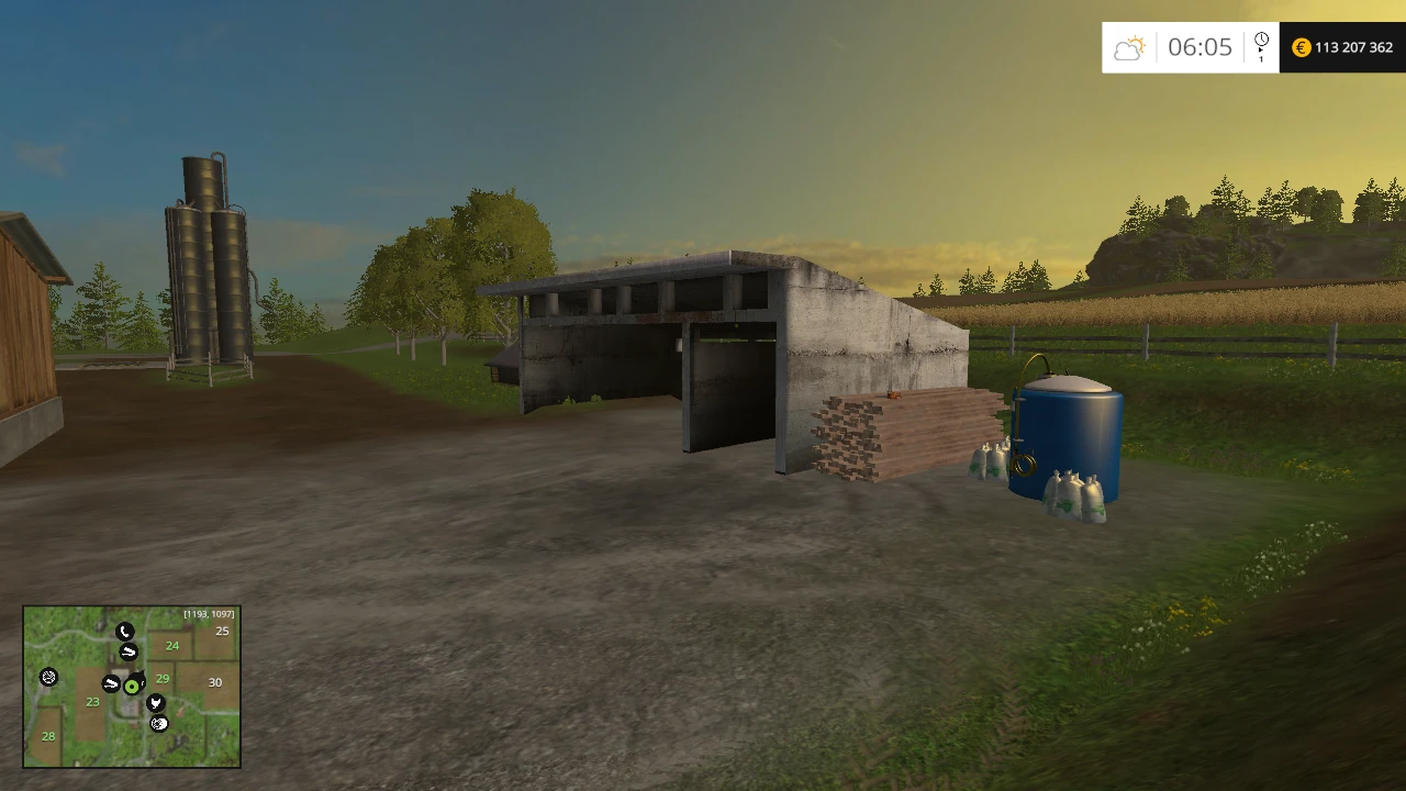Farming Simulator 15 "Shed For The Tools v 2.0 Woodchips Storage Placeable"
