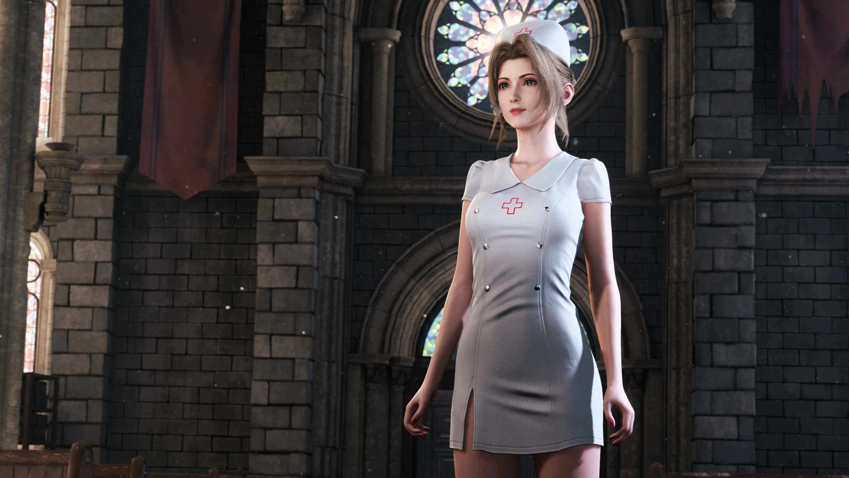 Final Fantasy 7 Remake "Медсестра Аэрис"