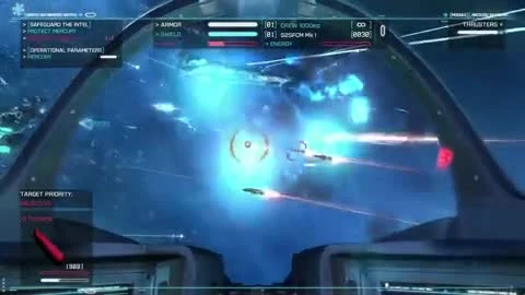 Strike Suit Zero "Геймплей из кабины"