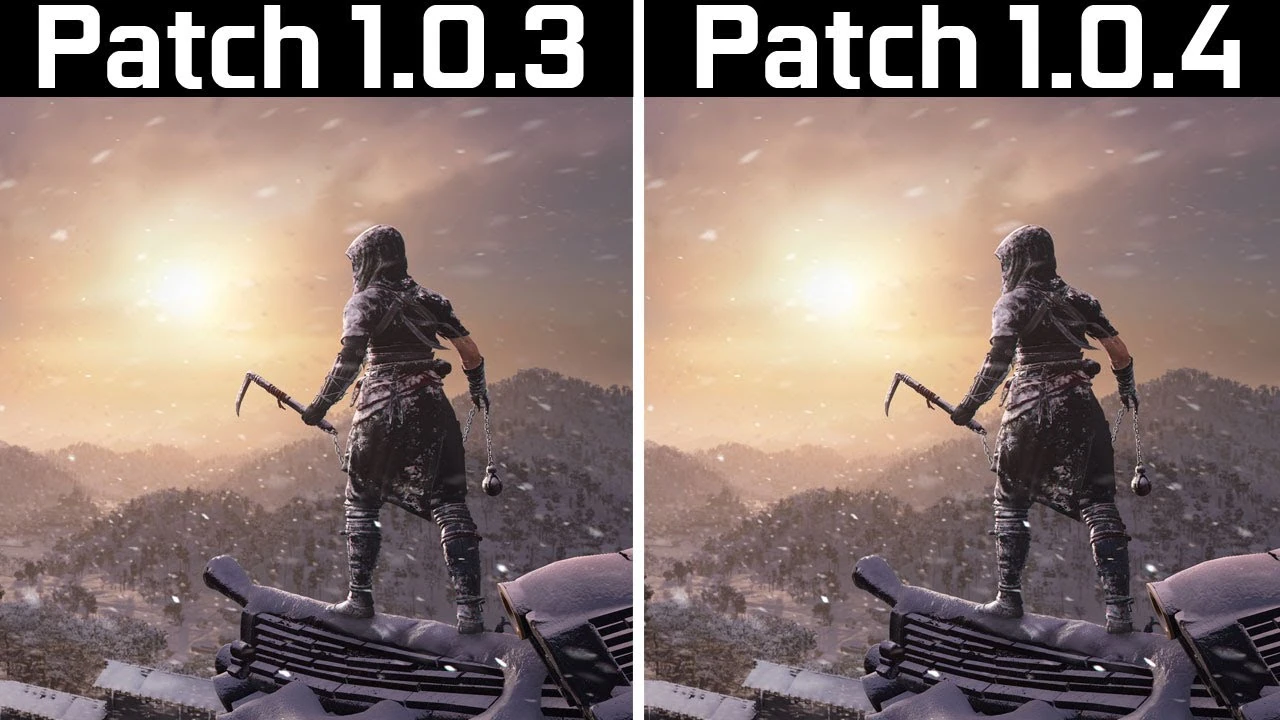 Assassin's Creed Shadows: что изменилось в патче 1.0.4? Сравнение с версией 1.0.3