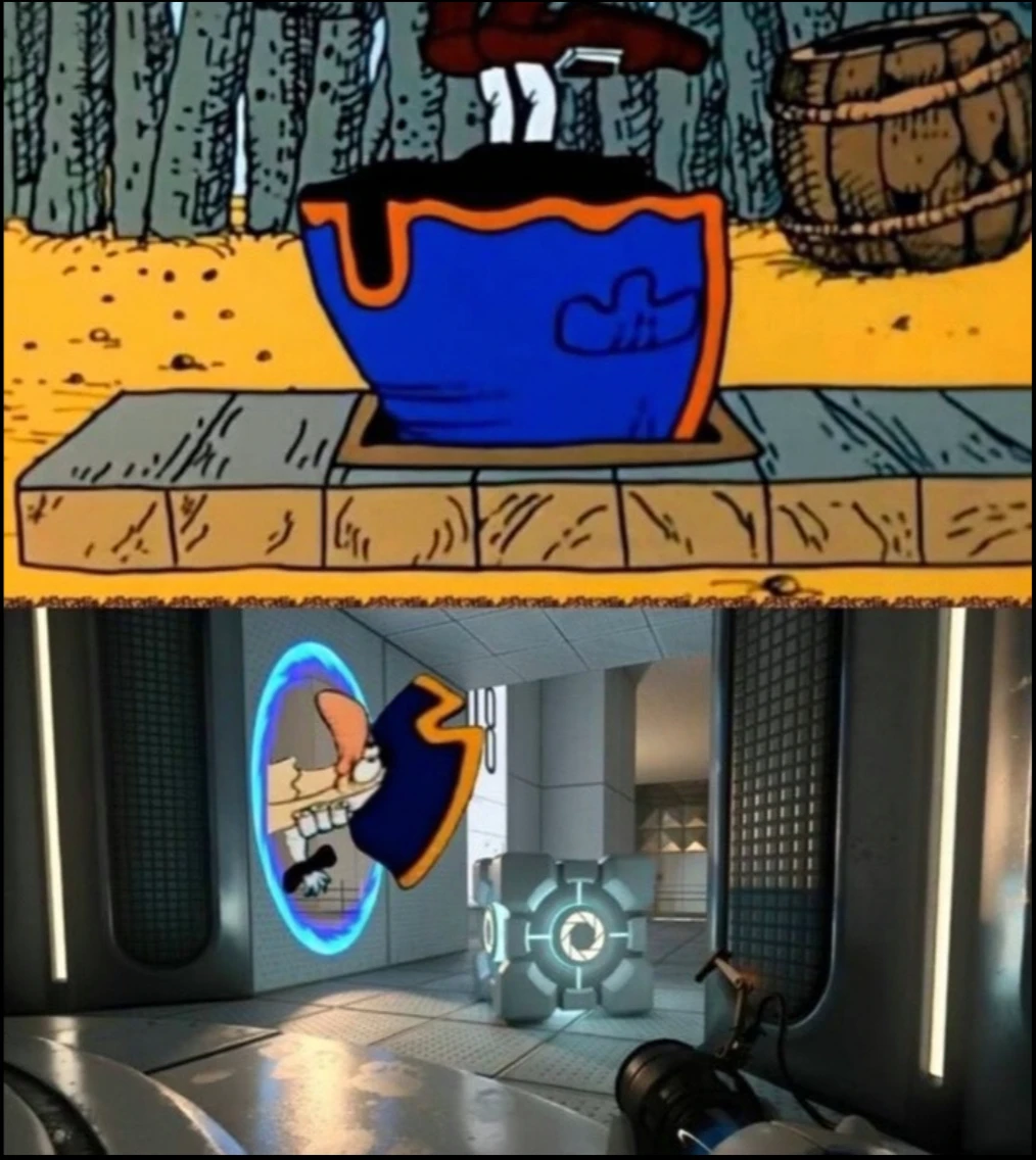 Смоллет попал в портал