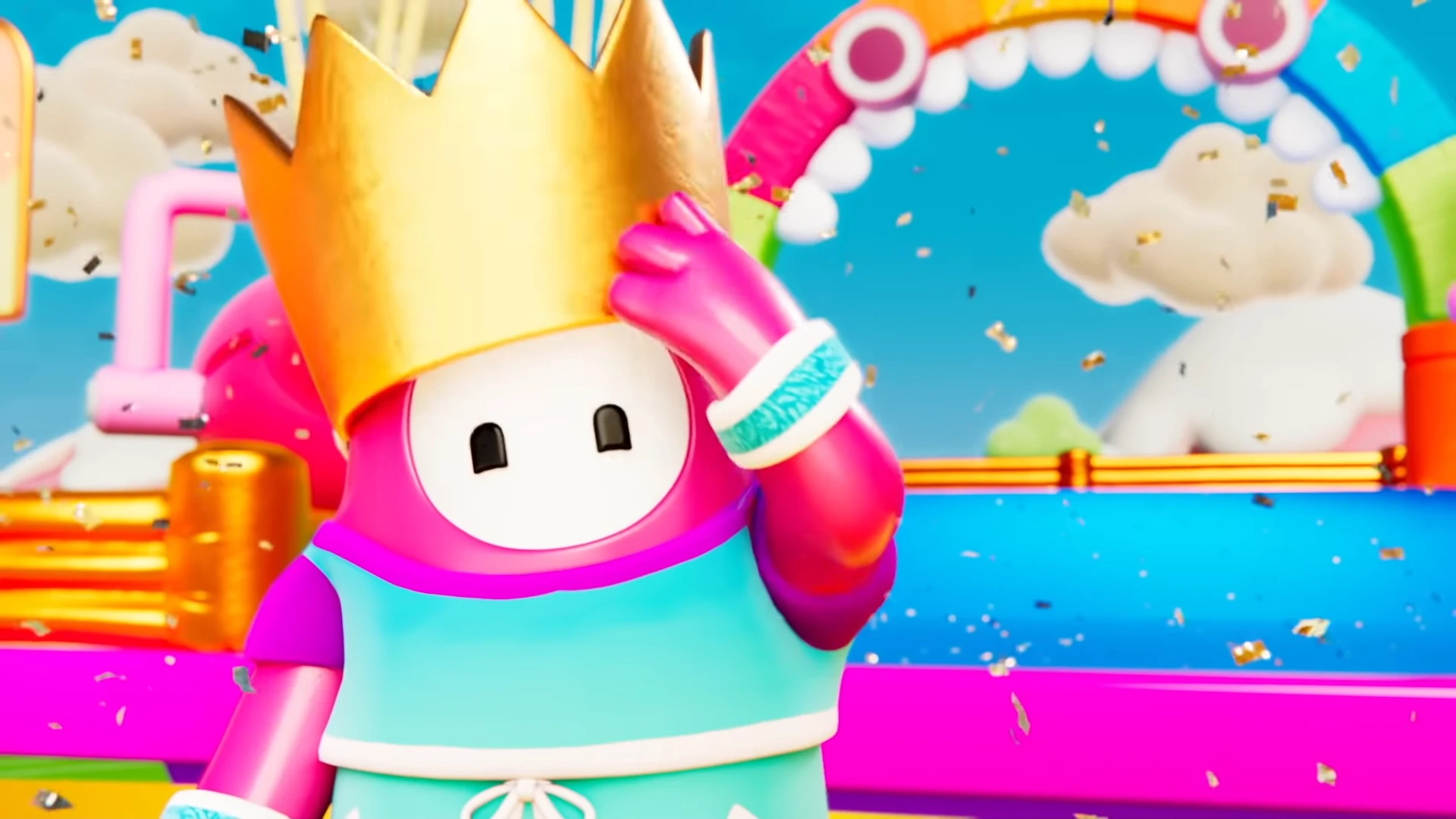 Похоже, в Fall Guys случится кроссовер с Cyberpunk 2077 и "Ведьмаком"