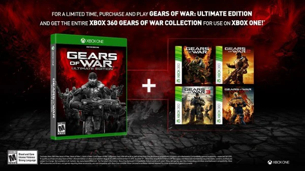 В состав Gears of War: Ultimate Edition входит весь франчайз