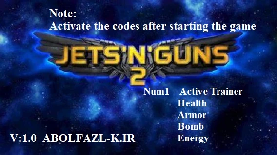 Jets'n'Guns 2: Трейнер/Trainer (+4) [1.0] {Abolfazl.k}
